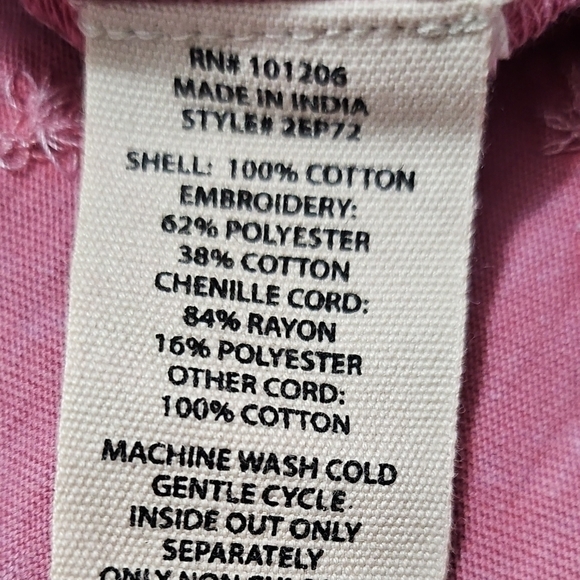 Soft Surroundings Pink Embroidered Top - Picture 7 of 8